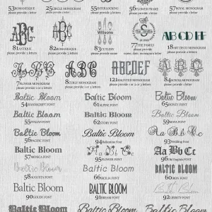Personalized Embroidered Linen Apron image 6