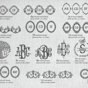 Personalized Embroidered Linen Napkins – Monogrammed Table Napkins image 6