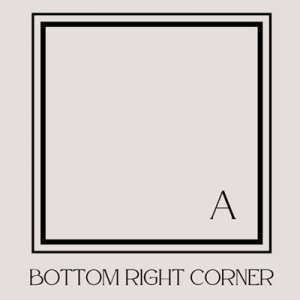 A · Bottom Right Corner