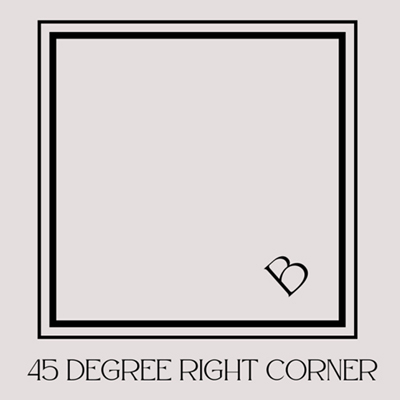 B · 45° Bottom Corner