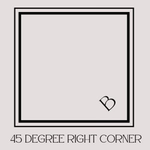 B · 45° Bottom Corner